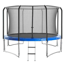 Trampolína SEDCO LUX SET 427 cm + síť a žebřík - modrá