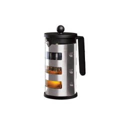 BERLINGERHAUS Konvice na čaj a kávu french press 600 ml Black Silver Collection BH-7806