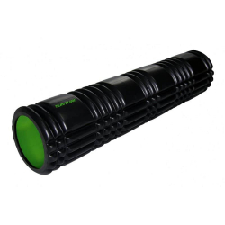 Masážní válec Foam Roller TUNTURI 61 cm / 13 cm černozelený