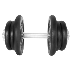 Činka nakládací LIFEFIT® jednoruční 22 kg, 30mm tyč/6x kotouč