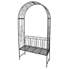 PROGARDEN Zahradní oblouk na růže s lavičkou 121 x 230 cm KO-X77000120