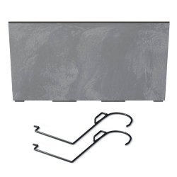 Truhlík URBI CASE BETON EFFECT W s háky a vkladem 39,5 cm - barva: marengo
