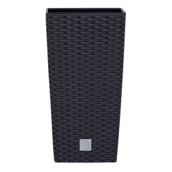 Květináč RATO SQUARE  s vkladem 32,5 cm - barva: antracit