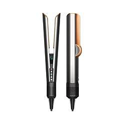 Dyson Airstrait HT01 žehlička na vlasy, LCD displej, Hyperdymium™ motor, automatická pauza, stříbrná/měděná