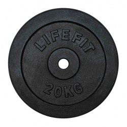 Kotouč LIFEFIT® 20kg, kovový, pro 30mm tyč