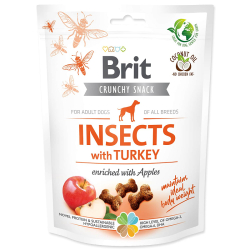 Brit Care Dog Crunchy Cracker. Insects with Turkey and Apples 200 g