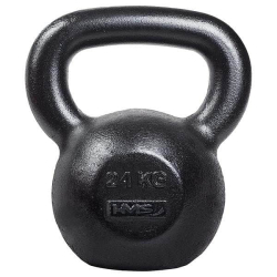 Litinový kettlebell HMS KZG24 24 kg, černý