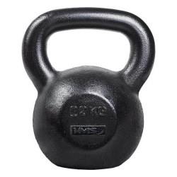 Litinový kettlebell HMS KZG32 32 kg, černý