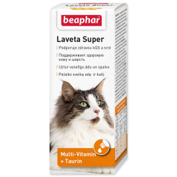 Kapky BEAPHAR Laveta Super vyživující srst 50 ml