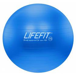 Gymnastický míč LIFEFIT® ANTI-BURST 75 cm, modrý