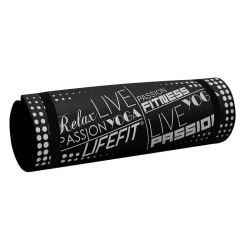 Podložka LIFEFIT® YOGA MAT EXKLUZIV PLUS, 180x58x1,5cm, černá