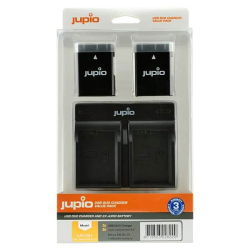 Set Jupio 2x EN-EL14(A) 1100mAh + USB duální nabíječka