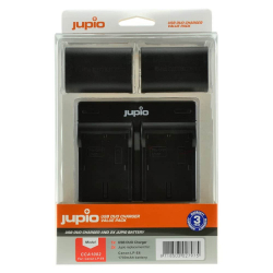 Set Jupio 2x LP-E6 1700mAh + USB Duální nabíječka